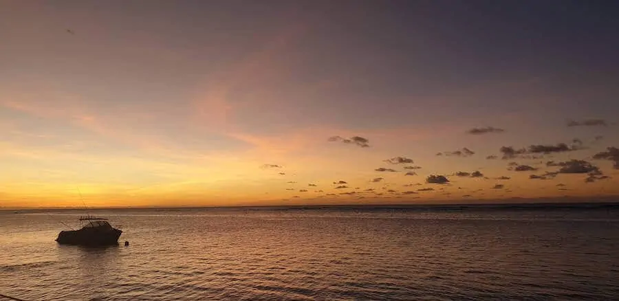 Sunset in Samoa