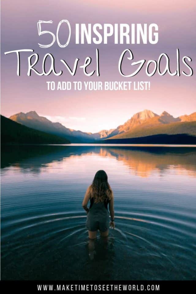 travel goals