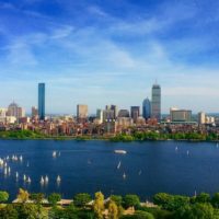 Day Trips from Boston Massachusetts cover photo of the Boston skyline from across the river
