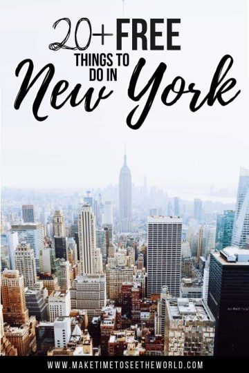 20+ FREE Things to do in New York City