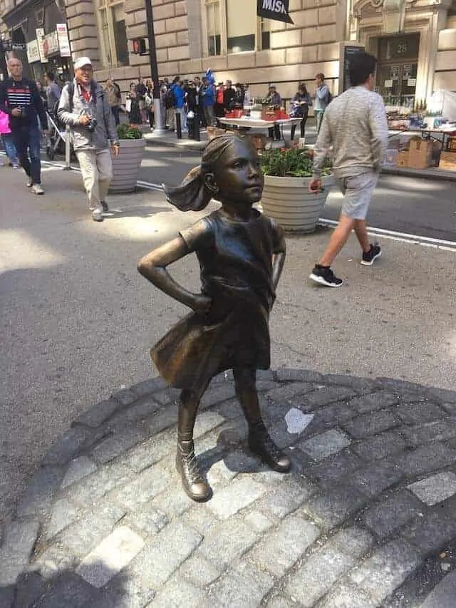 Fearless Girl Sculpture New York