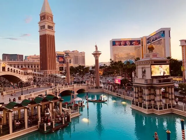 Lagoon at the Venetian Hotel Las Vegas