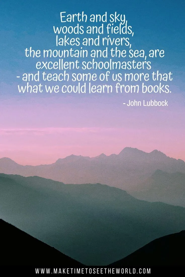 Mountain Quote by John Lubbock
