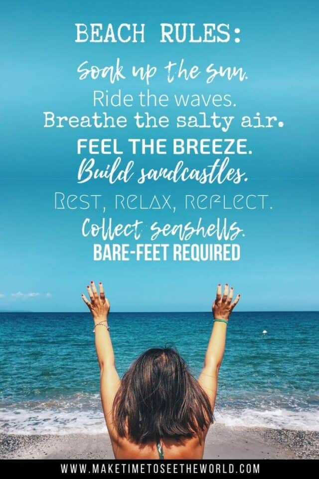 50+ Beautiful Beach Quotes + Beach Captions (with Pics!) Savage Rose