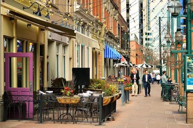 Larimer Square in Denver Colorado