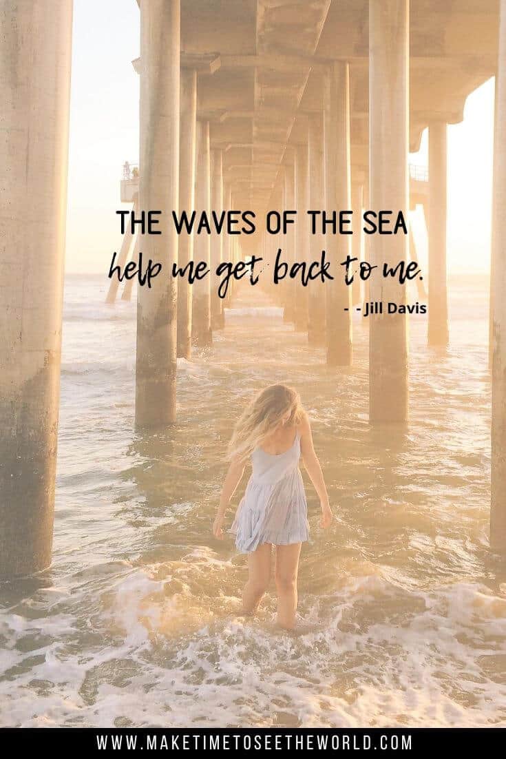 12+ Beautiful Beach Quotes + Beach Captions with Pics