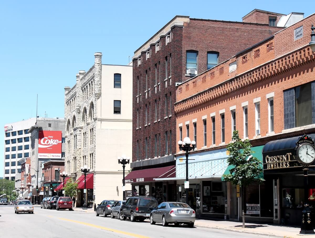 Top Things to do in La Crosse WI cover photo of the view down Main Street