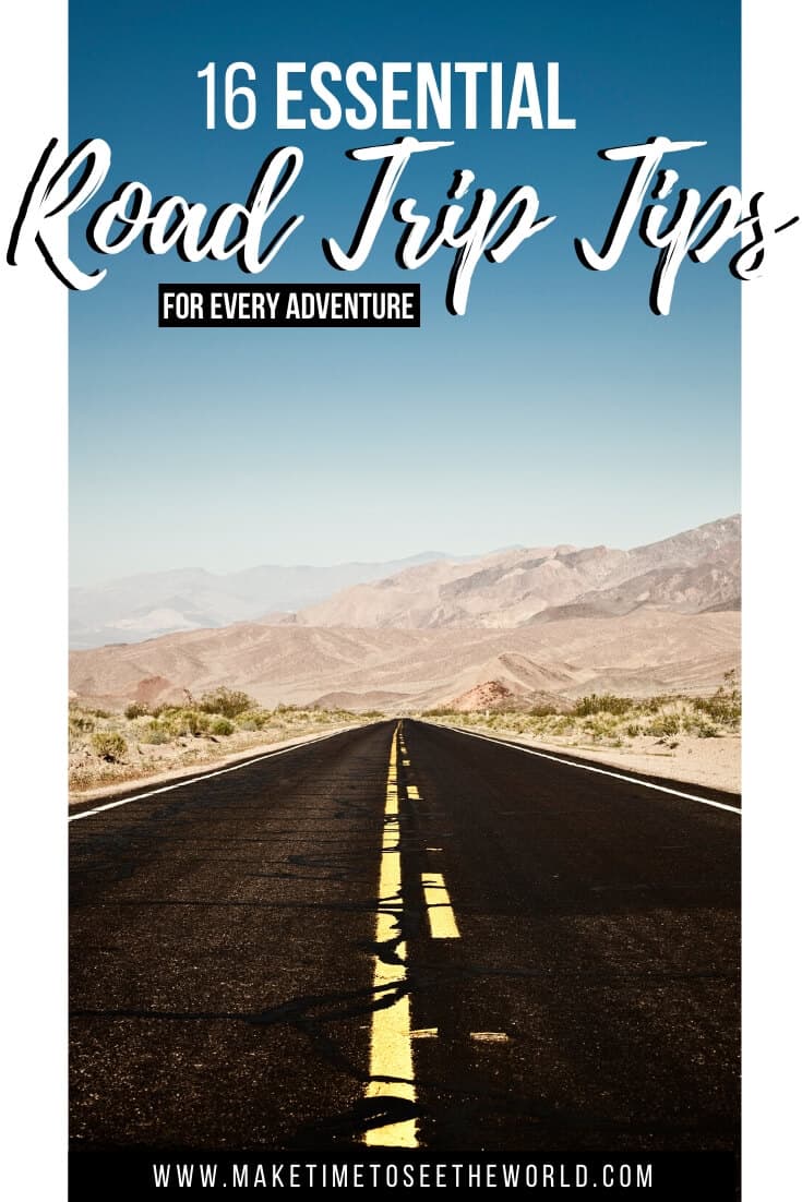 20 essential tips for a successful road trip