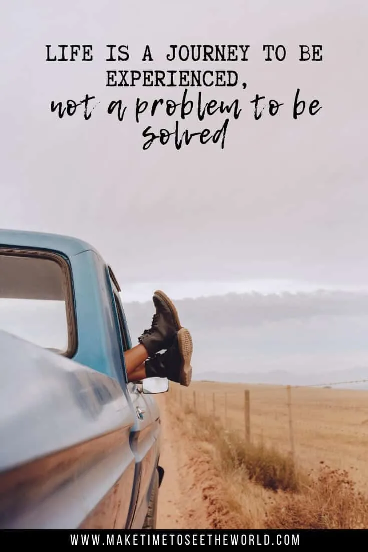 Disney quotes about adventure - life is a journey to be experienced, not a problem to be solved