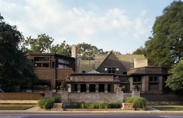 Frank Lloyd Wright's Oak Park Home Studio, Chicago