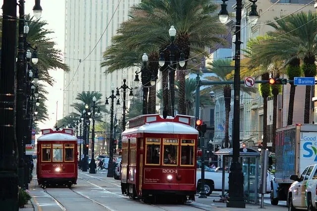 St Charles Street Car New Orleans