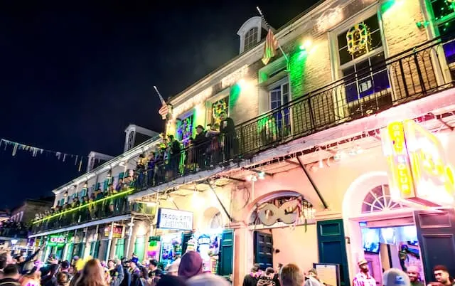 Party on Bourbon Street New Orleans