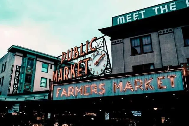 Seattle Farmers Market at Pike Place Seattle Washington