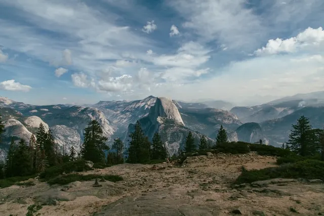 View of Yosemite Vally from Sentinel Dome