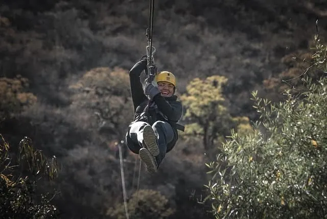 Zipline in Tongass National Forrest