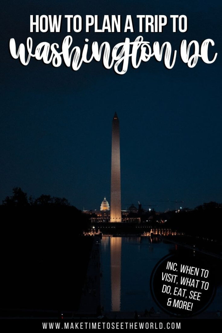 plan my washington dc trip