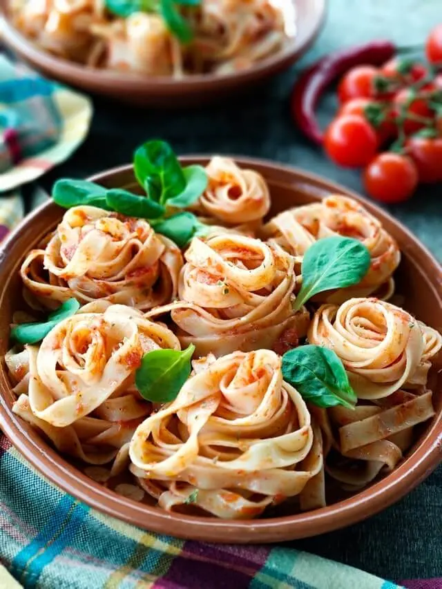 Large bowl of pasta