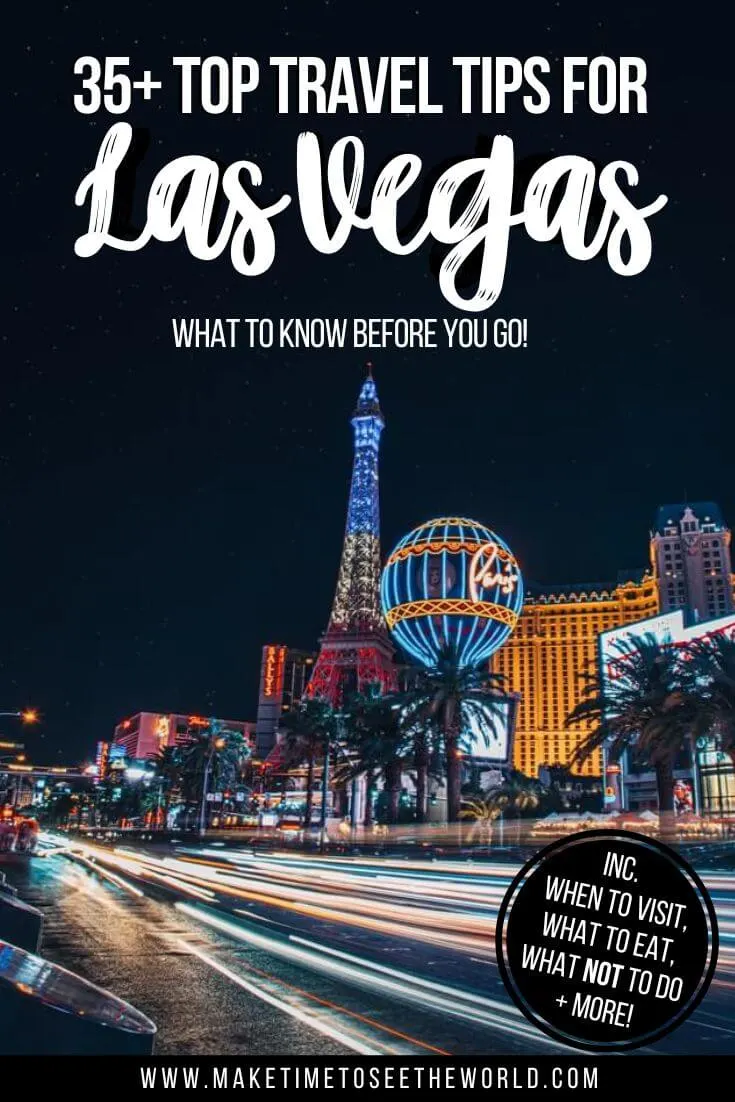 Las Vegas Tips to Know Before You Go