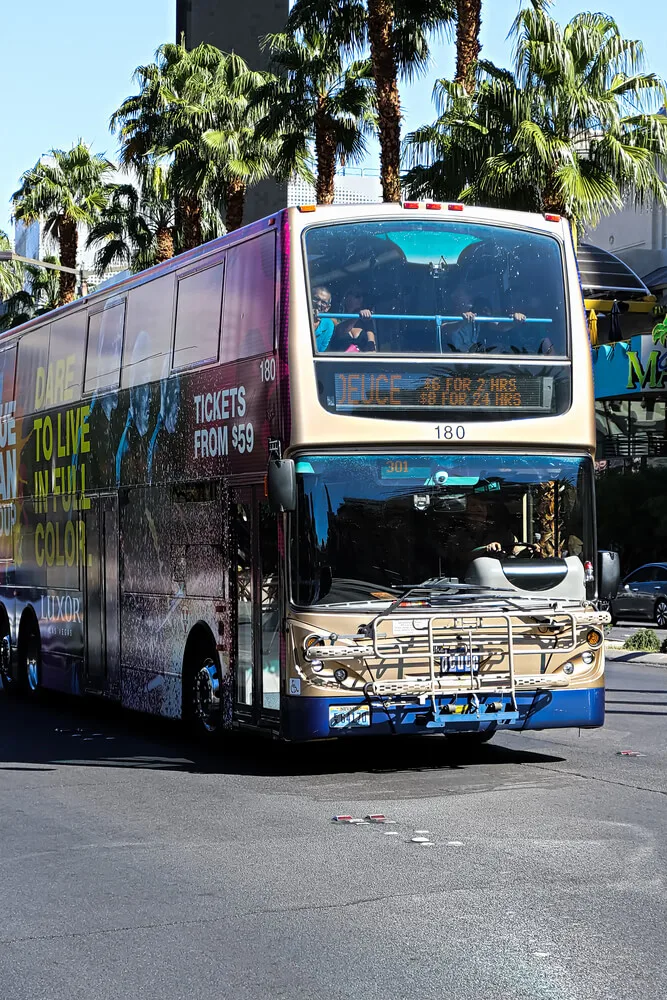 The Deuce Double Decker Bus in Las Vegas