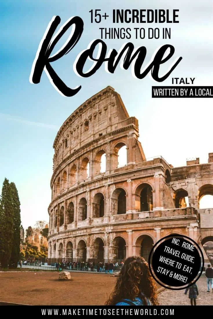 Things to do in Rome written by a local (pin image)