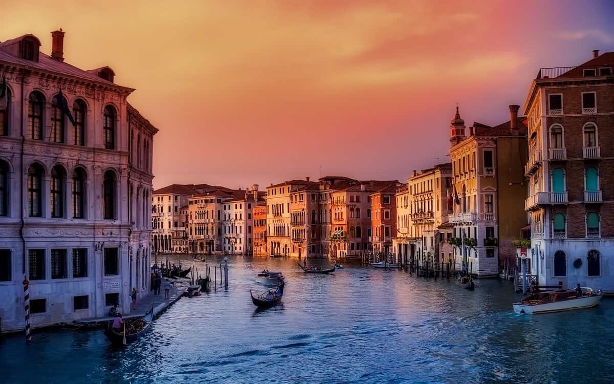 Photo of the Grand Canal in Venice - one of the Best Places to Visit in Italy