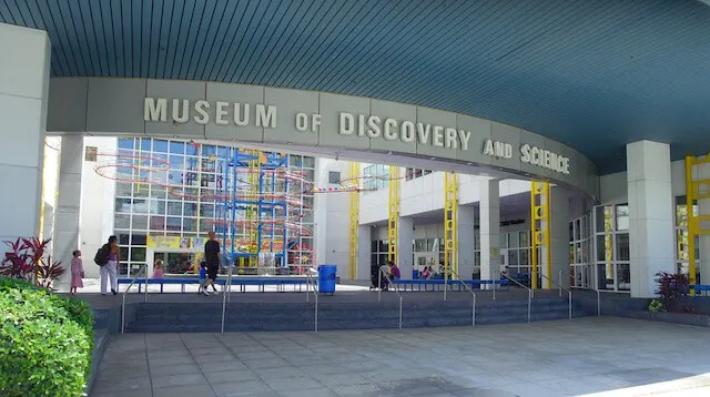 Entrance to the MUseum of Science and Discovery