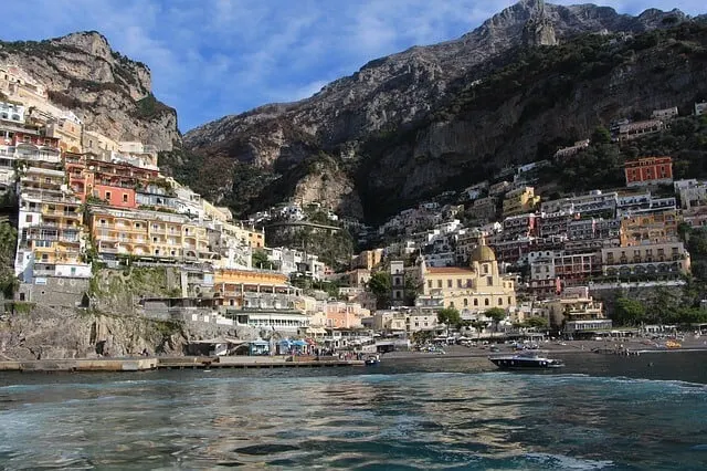 Hillside city of Positano on the Amalfi Coast