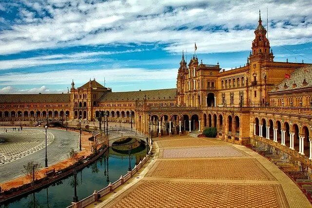 Plaza Espana in Seville Spain