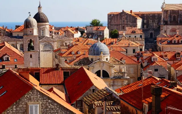 Terracotta Rooftops of Dubrovnik Old Town