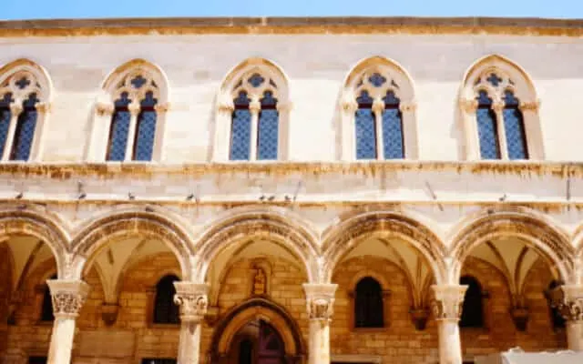 Facade of Sponza Palace