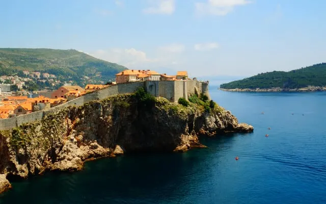 View looking out from Fort Lovrijenac