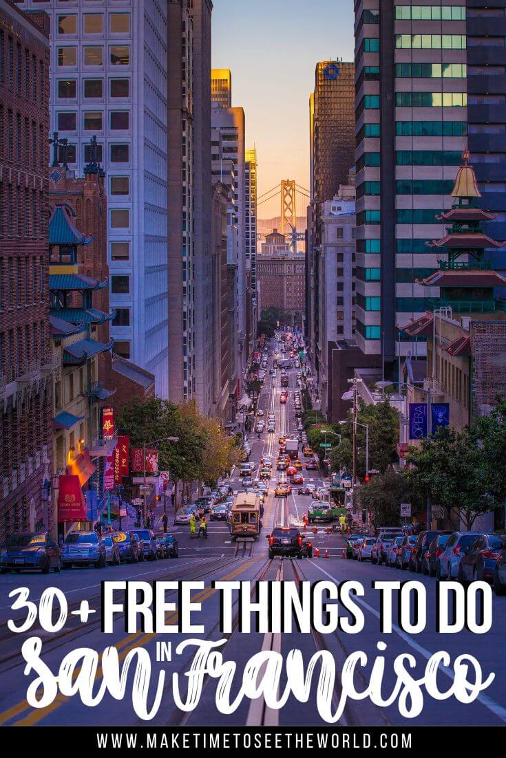Free Things to do in San Francisco pin image