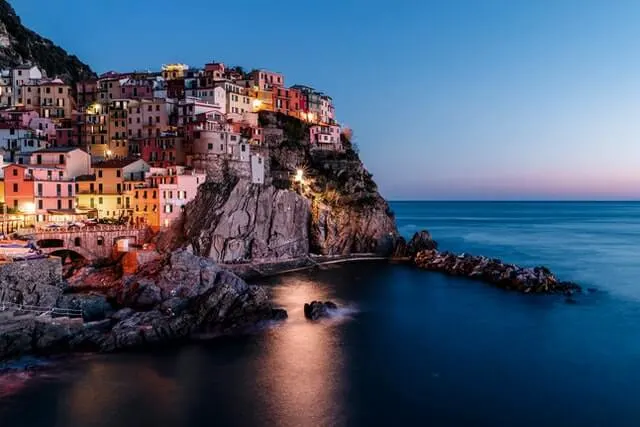 Maranola at dusk in Cinque Terre