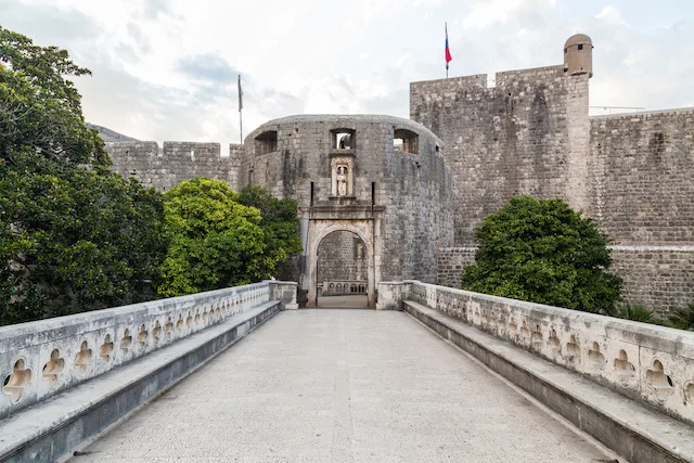 Pile Gate leading to Dubrovnik Walled Old City