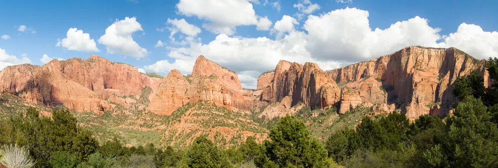 Kolob panorama with Northgate Peaks in the background