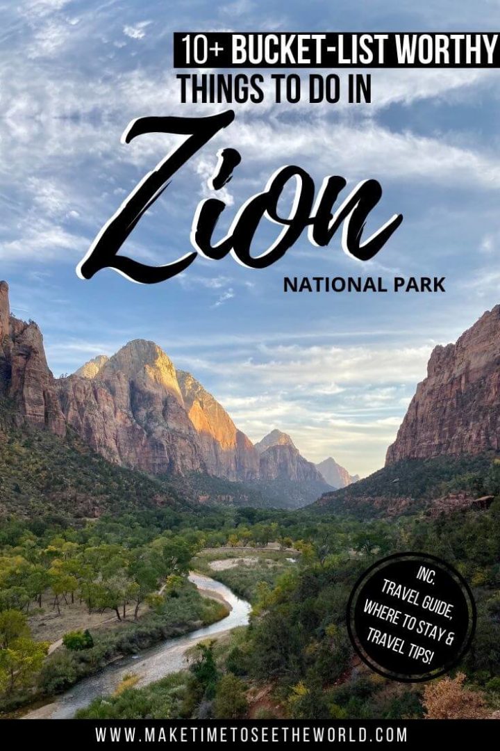 10+ TOP Things to Do in Zion National Park (for 1st Timers!)
