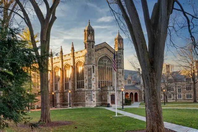 Cathedral stylebuilding surrounded by trees