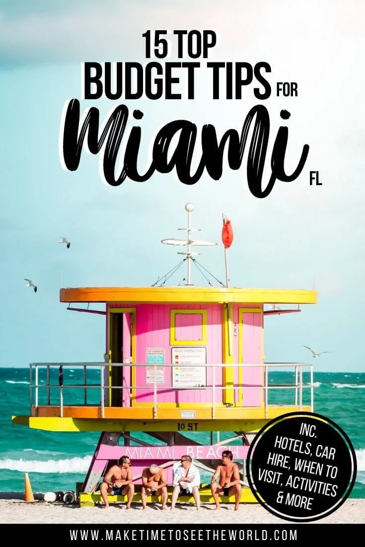 Budget Tips for Miami Pin Image