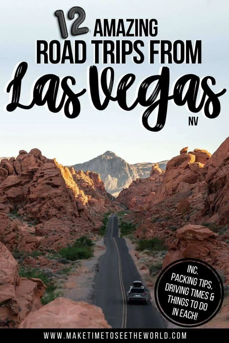 Incredible Road Trips from Las Vegas pin image