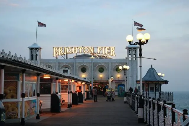 Brighton Pier Building and Boardwalk