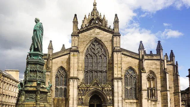 Facade of St Giles Cathedral
