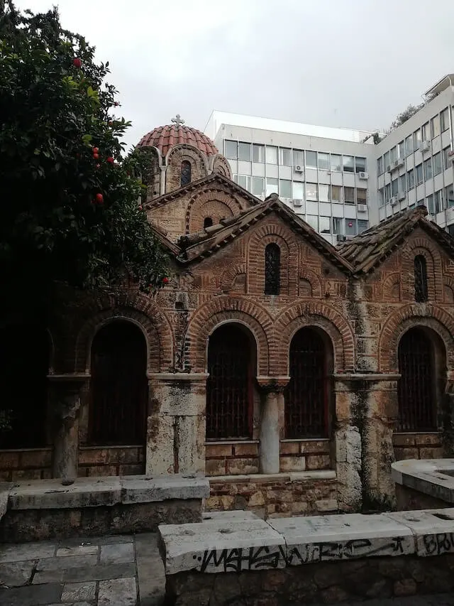 Ancient Kapnikarea Church in Athens