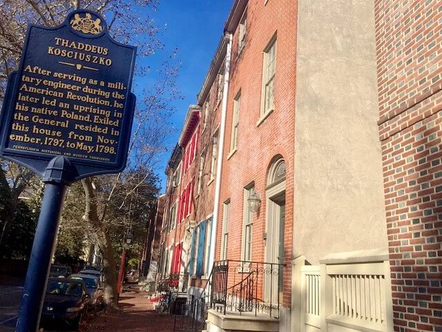 philadelphia historical marker sign