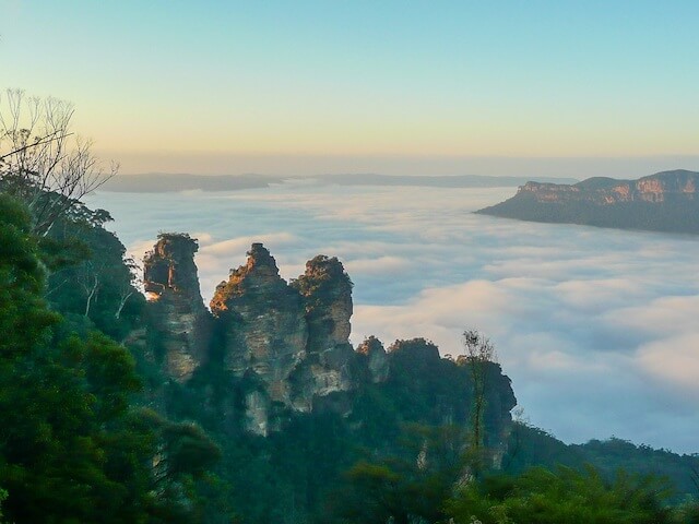 Three Sisters, Katoomba in the Greater Blue Mountains, New South Wales