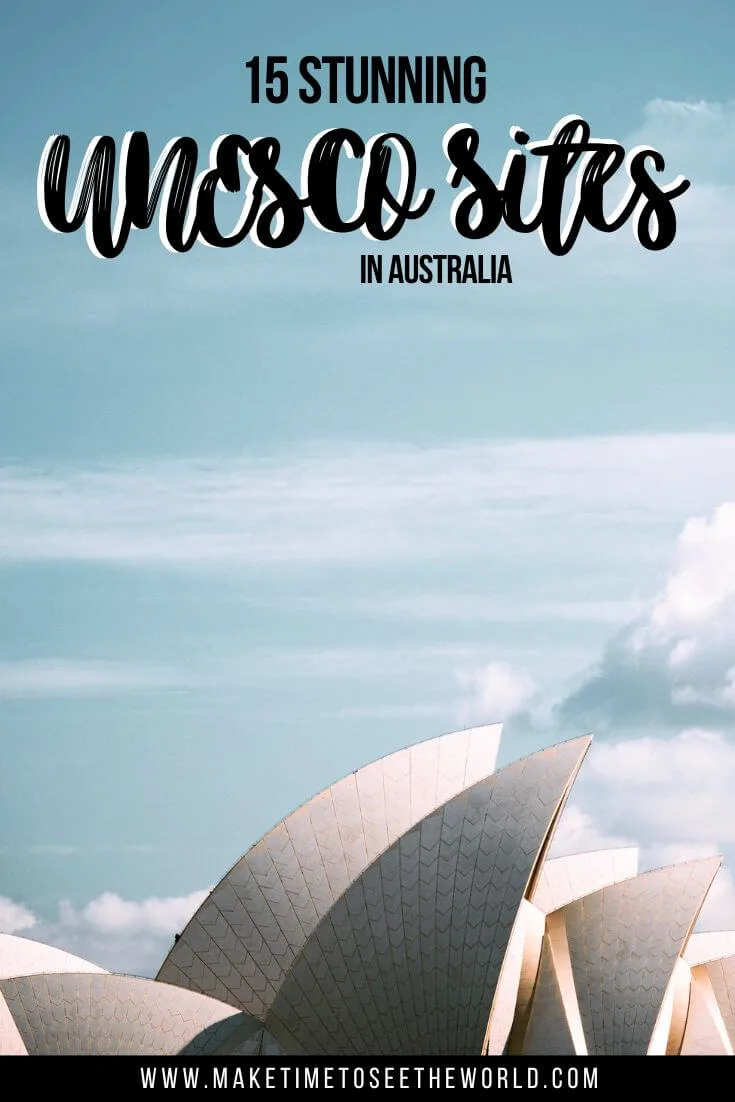 UNESCO World Heritage Sites Australia pin image
