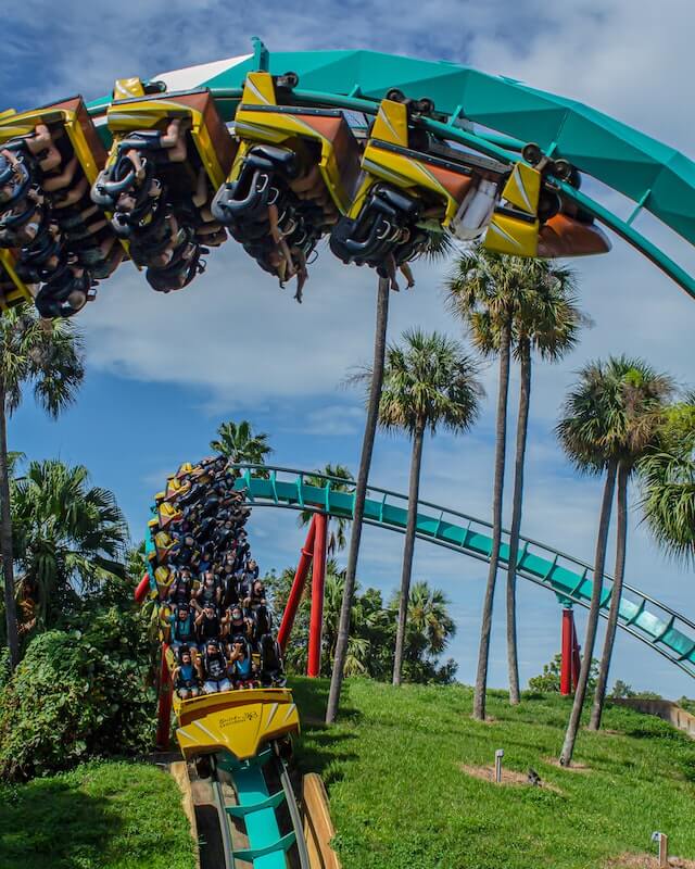 Kumba roller coaster at Busch Gardens