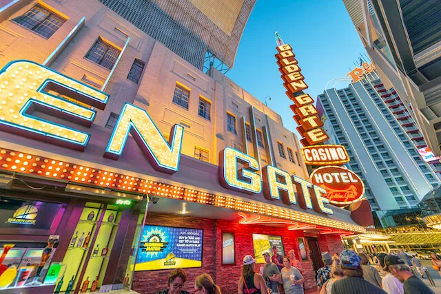 Golden Gate Casino with Rocking Sign