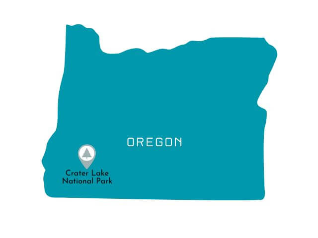 Oregon National Parks Map