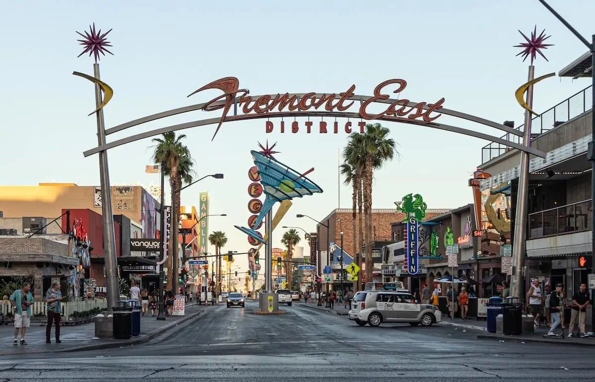 New City of Las Vegas sign installed near the downtown area 