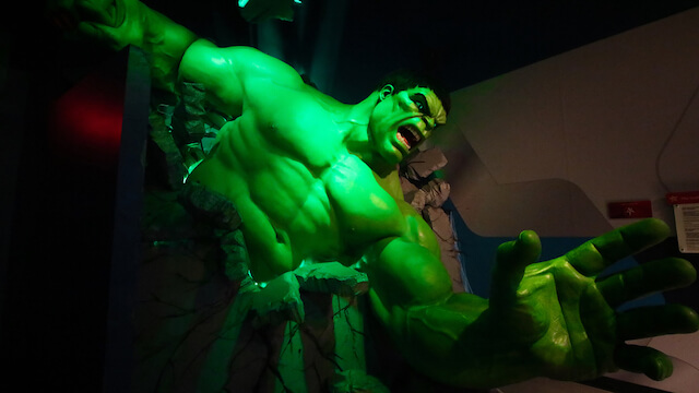 Hulk Wax Model at Madame Tussaud's Las Vegas Nevada